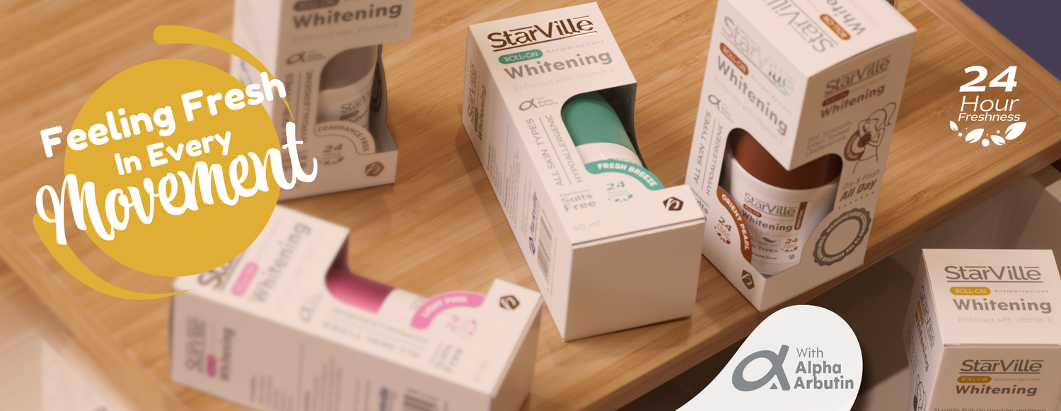 Starville Deodorant for Lasting Protection and Safe Skin Brightening