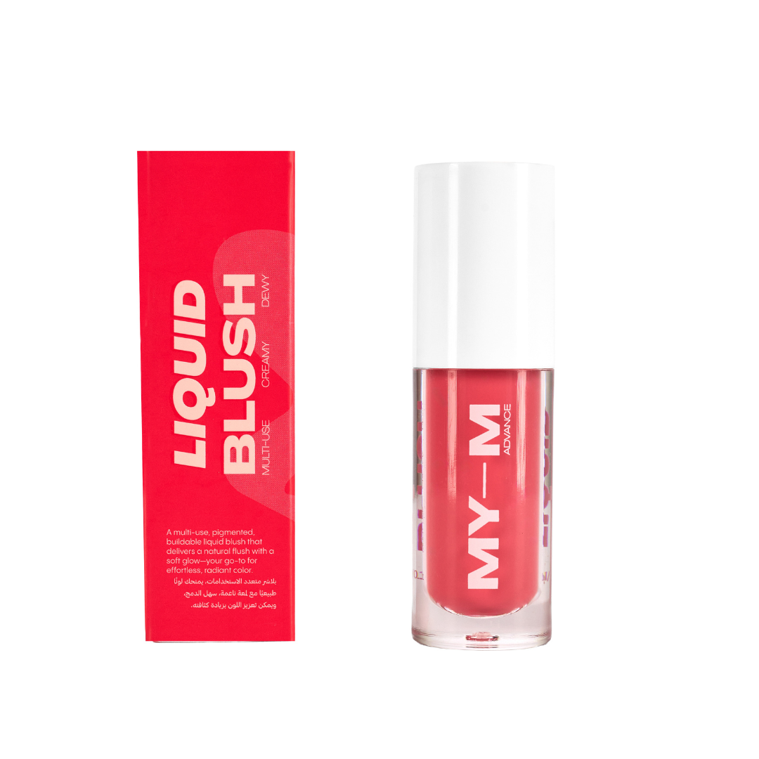 MY-M Liquid Blush with red packaging