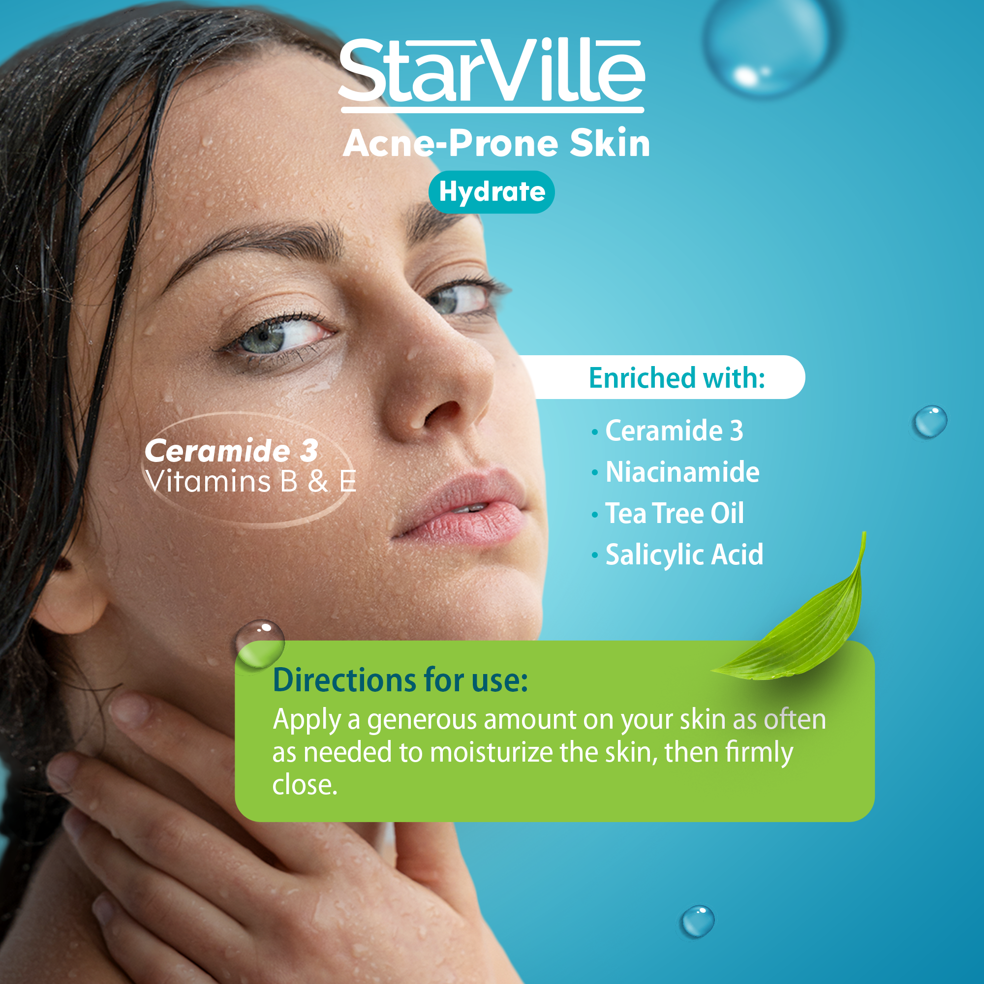 Starville Acne-Prone Skin Hydrating 100 gm