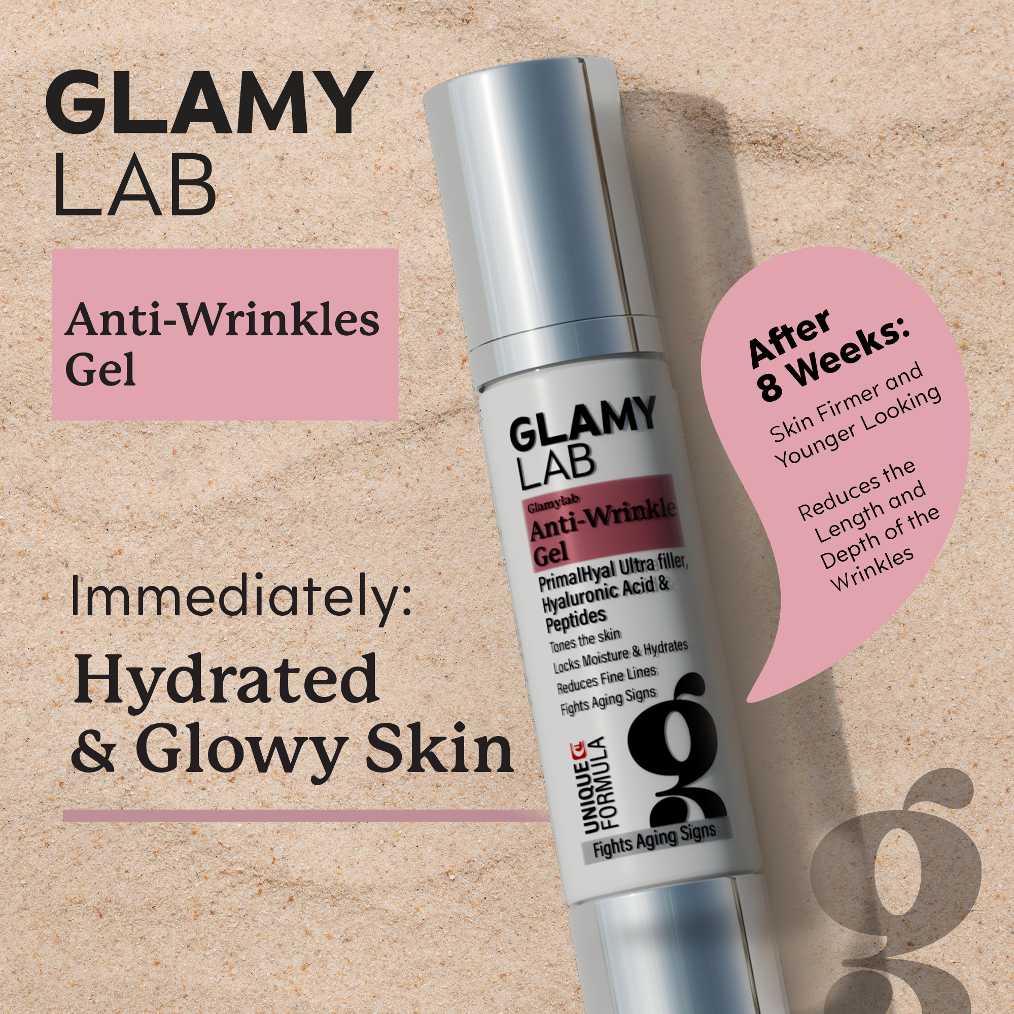 GLAMY LAB AntiWrinkles Gel 50 gm