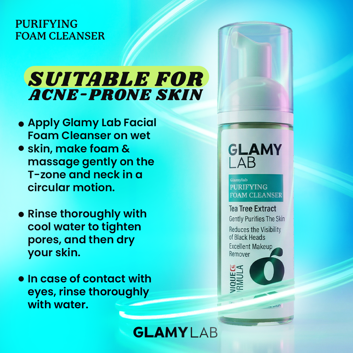 Glamy Lab Purifying Cleanser Foam 150 ml