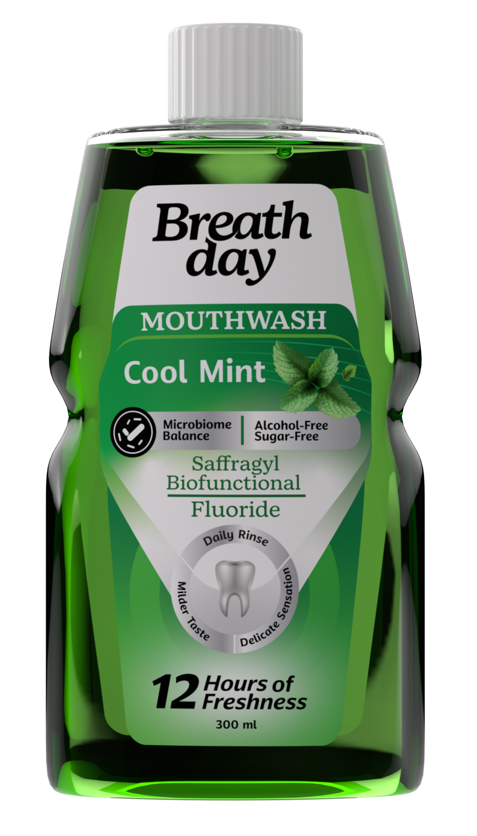 Breath day mouthwash Cool mint 300ml