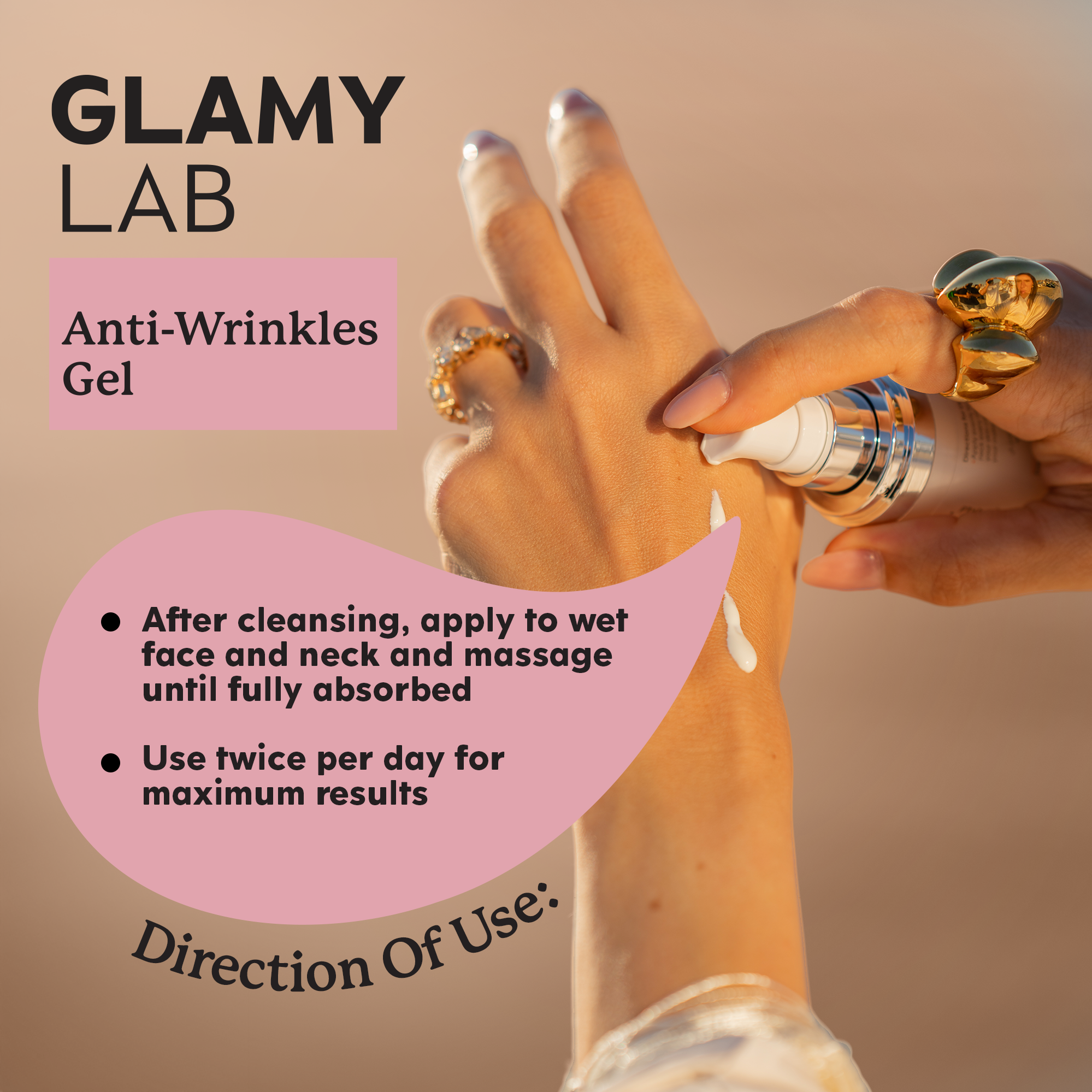 GLAMY LAB AntiWrinkles Gel 50 gm