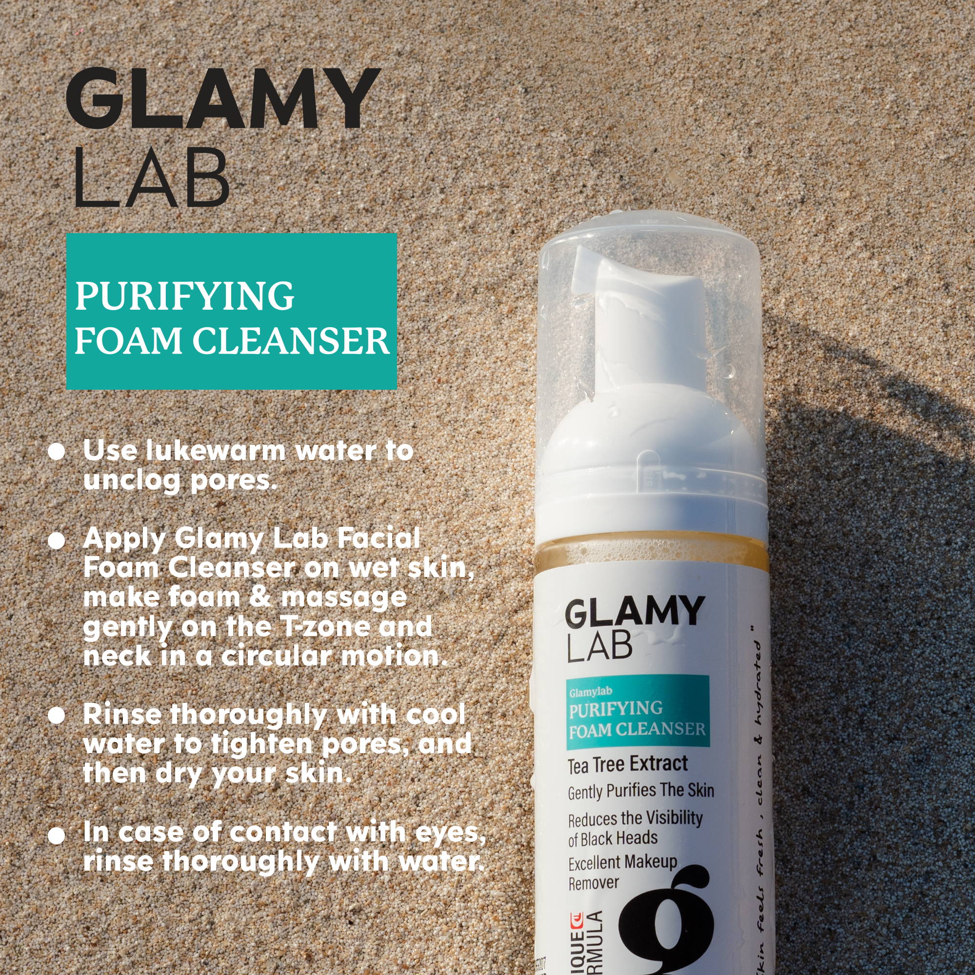 Glamy Lab Purifying Cleanser Foam 150 ml