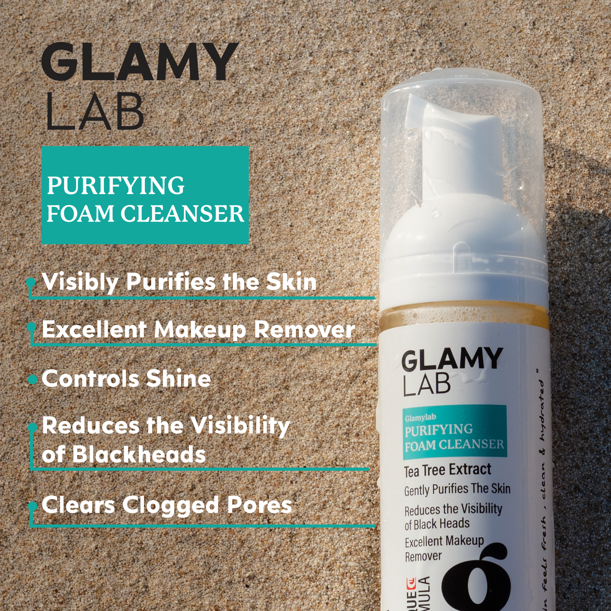 Glamy Lab Purifying Cleanser Foam 150 ml