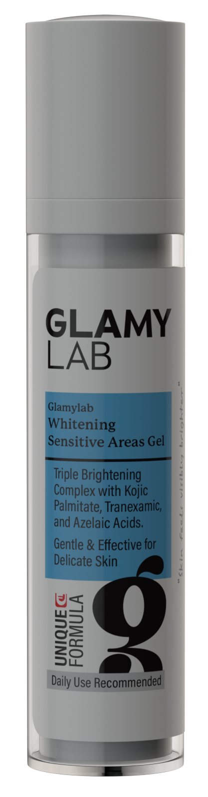 Glamy Lab Whitening Sensitive Areas Gel bottle