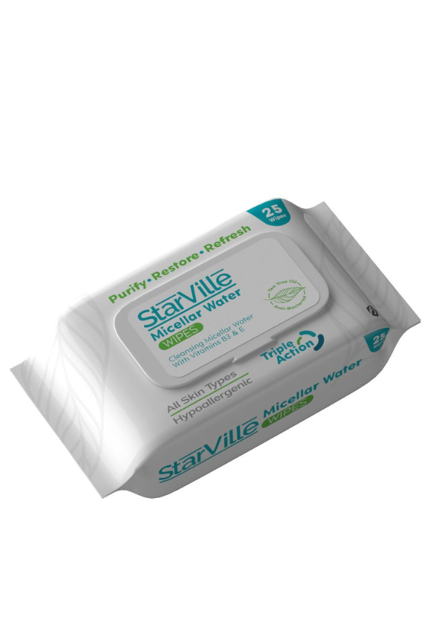 StarVille Micellar Water Wipes 25