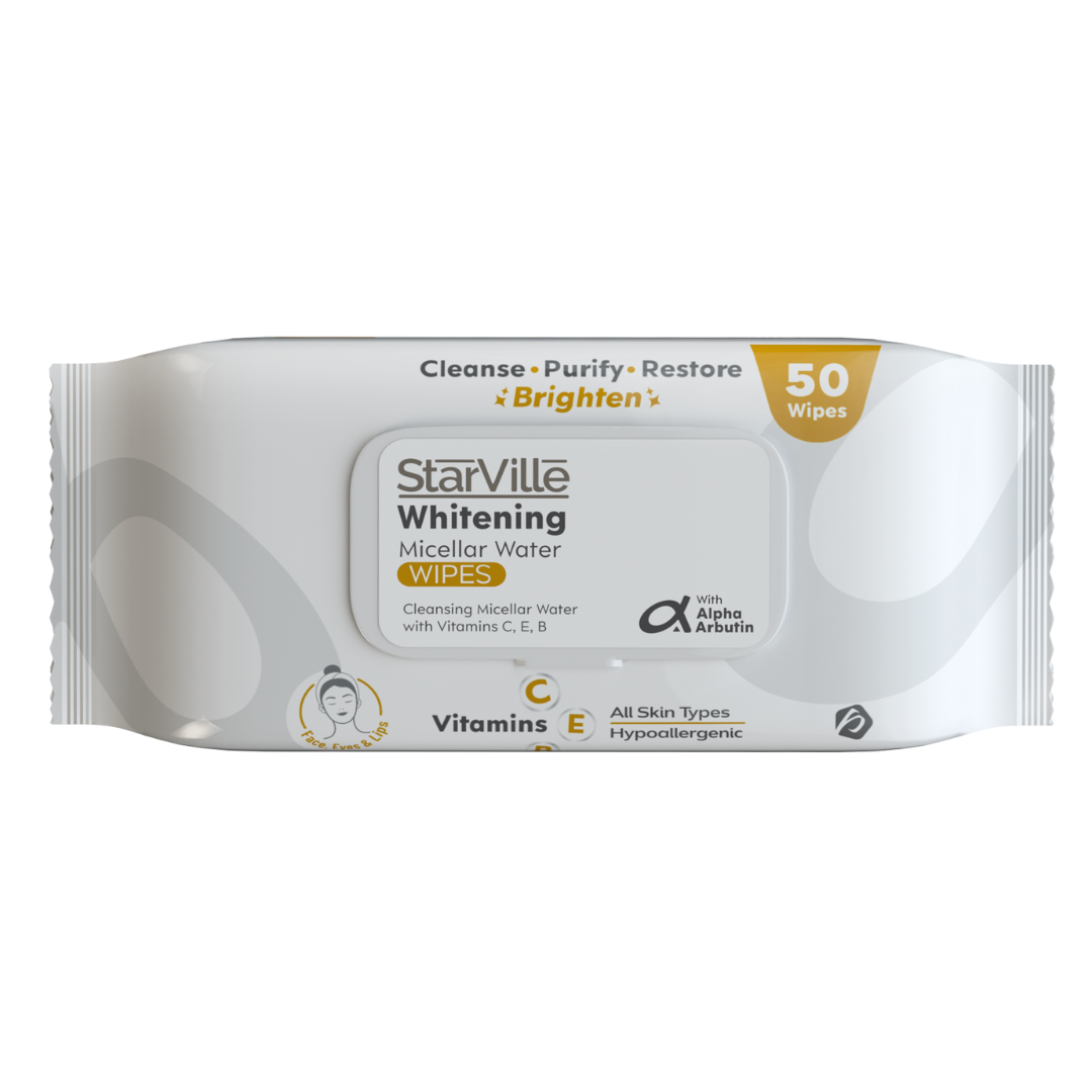 StarVille Whitening Micellar Water Wipes 50
