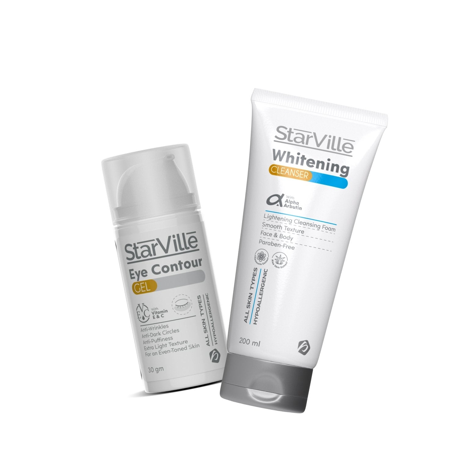 Starville Eye Contour and whitening cleanser offer