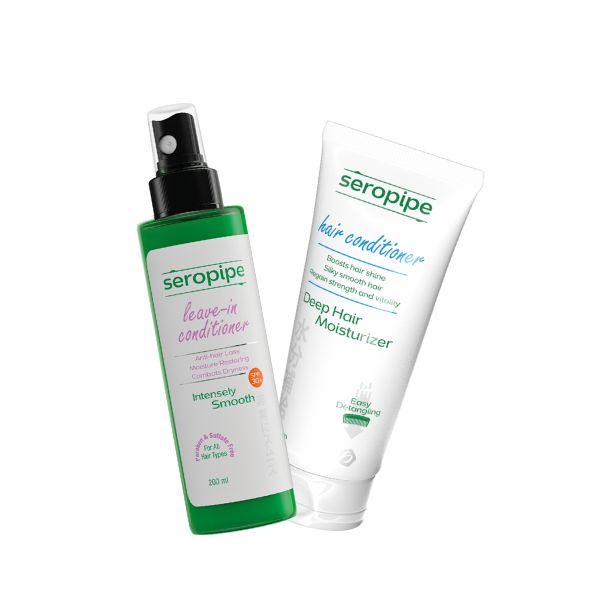 Seropipe Conditioner and Leave In Conditioner Set Offer