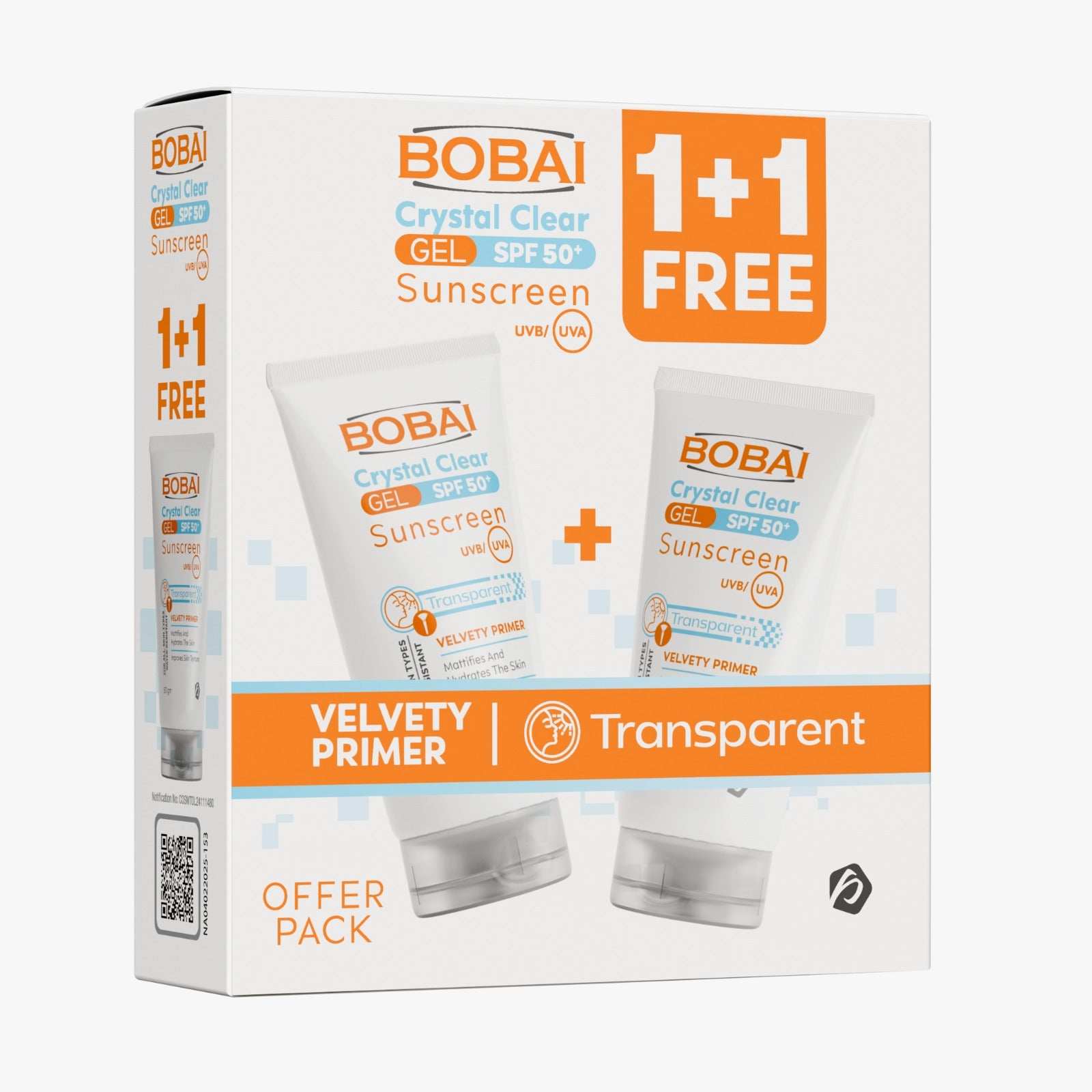 Bobai Crystal Clear Gel SPF 50+ Sunscreen 50g