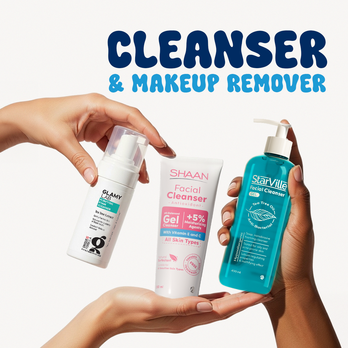 Cleansers and Makeup Remover