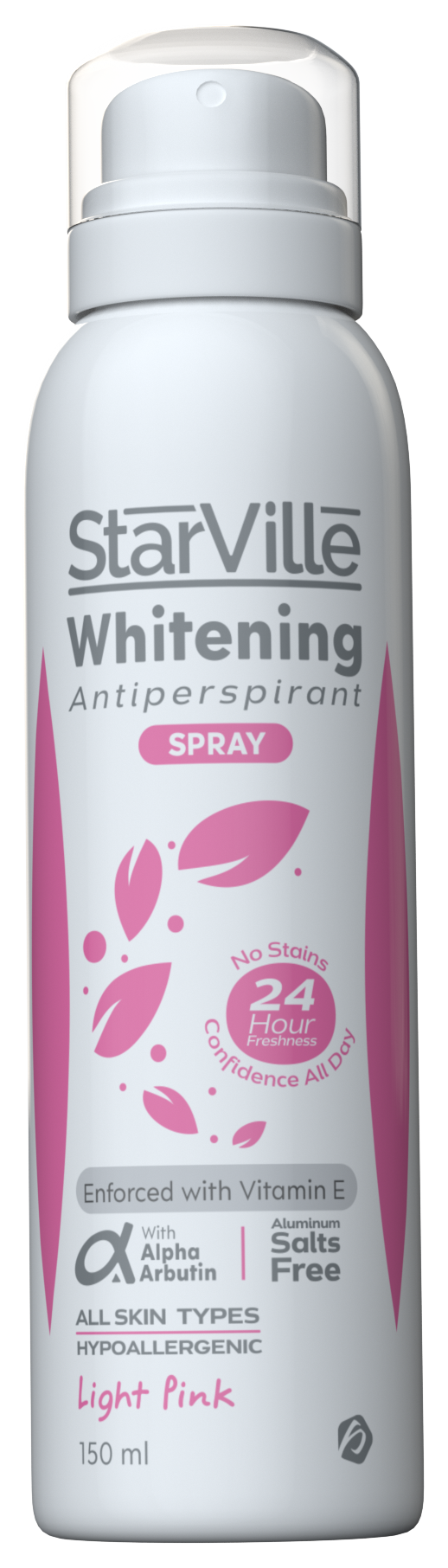 Starville Whitening Antiperspirants Spray Light Pink 150 ml