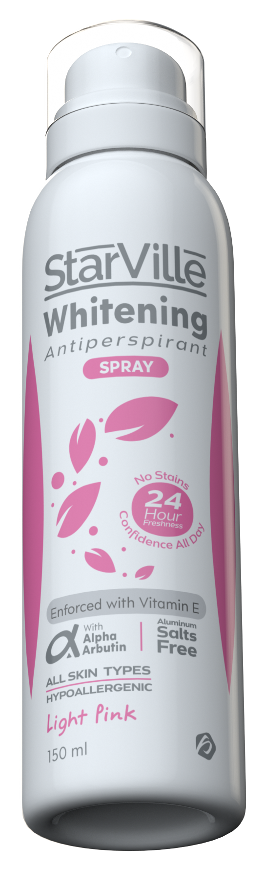 Starville Whitening Antiperspirants Spray Light Pink 150 ml