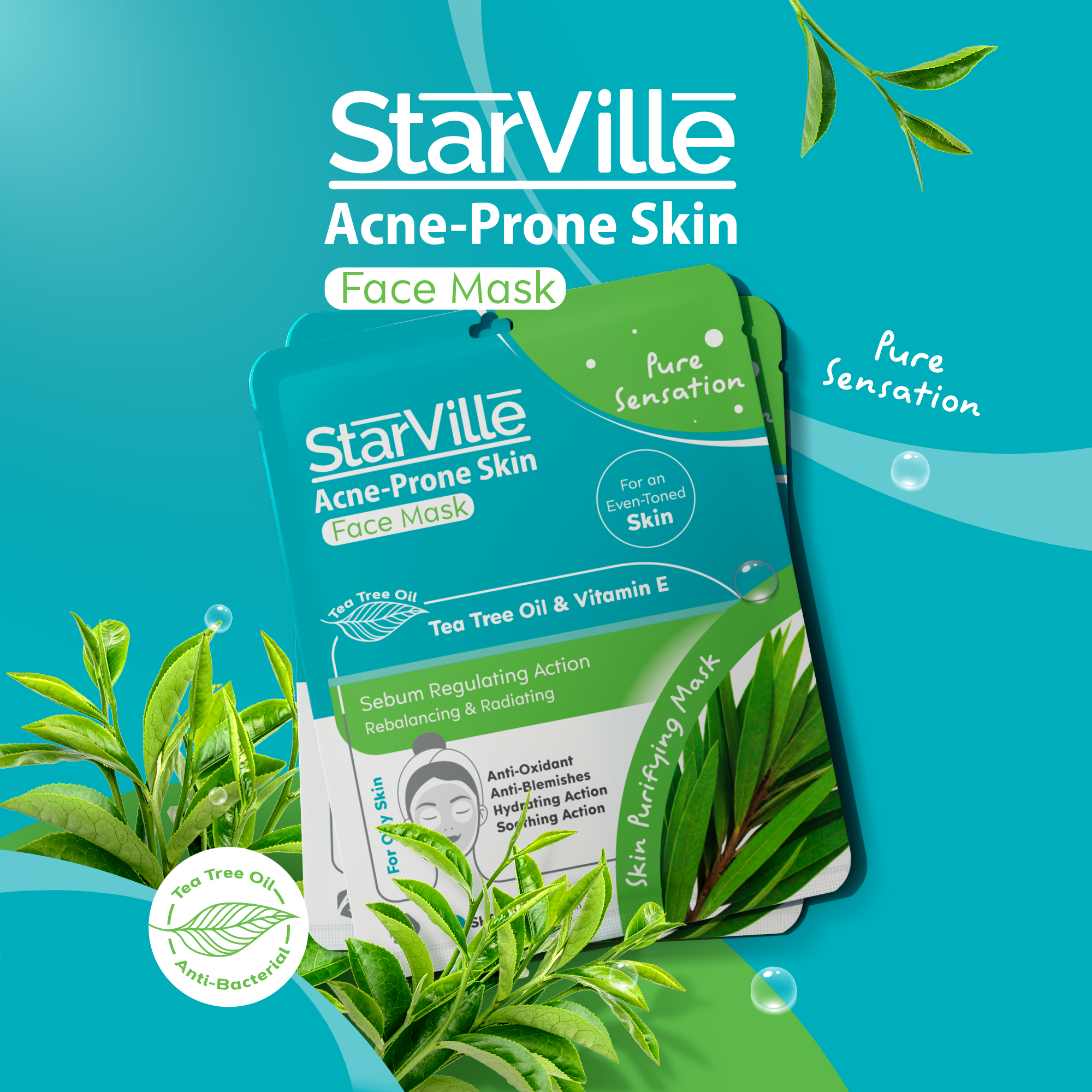 StarVille Acne-prone Skin Face Mask