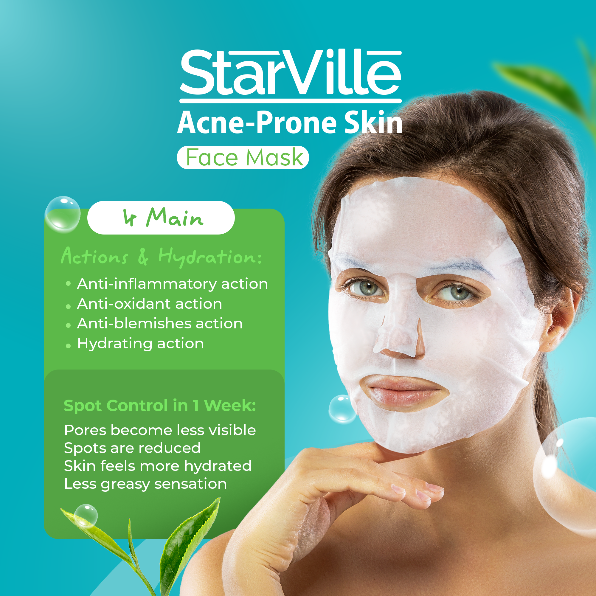 StarVille Acne-prone Skin Face Mask