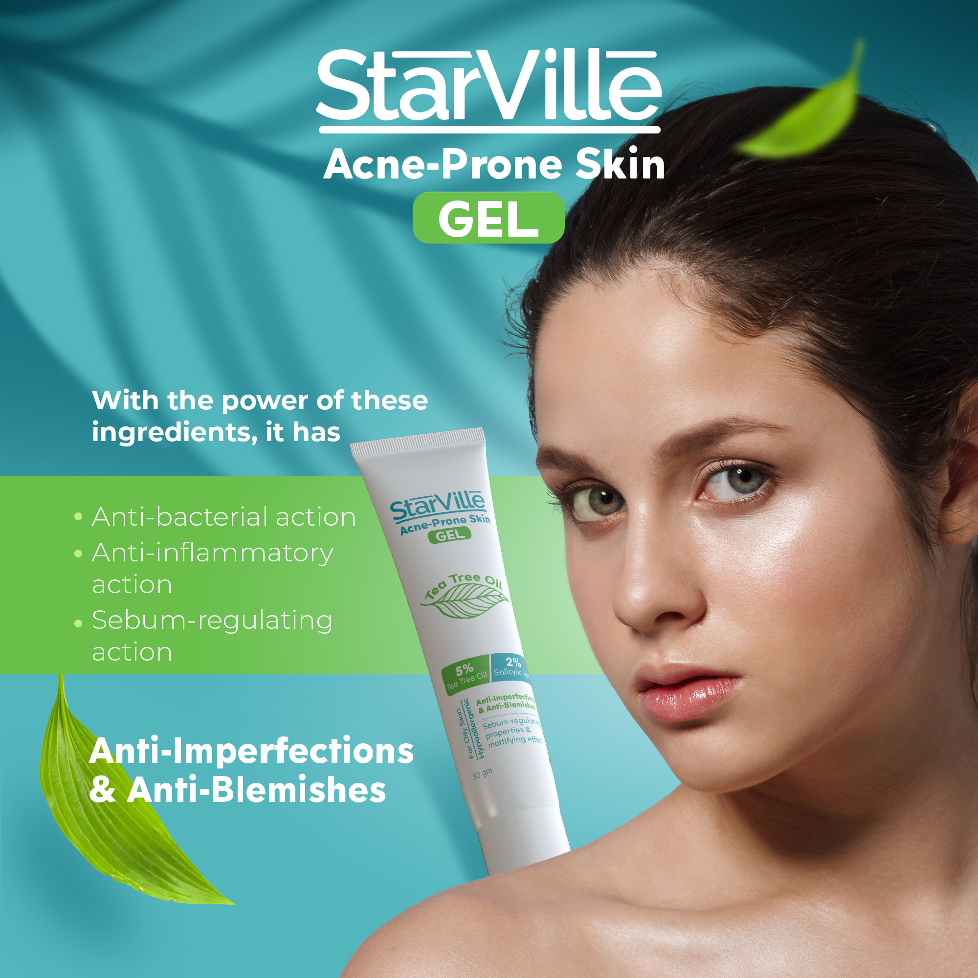 StarVille AcneProne Skin Gel 30gm