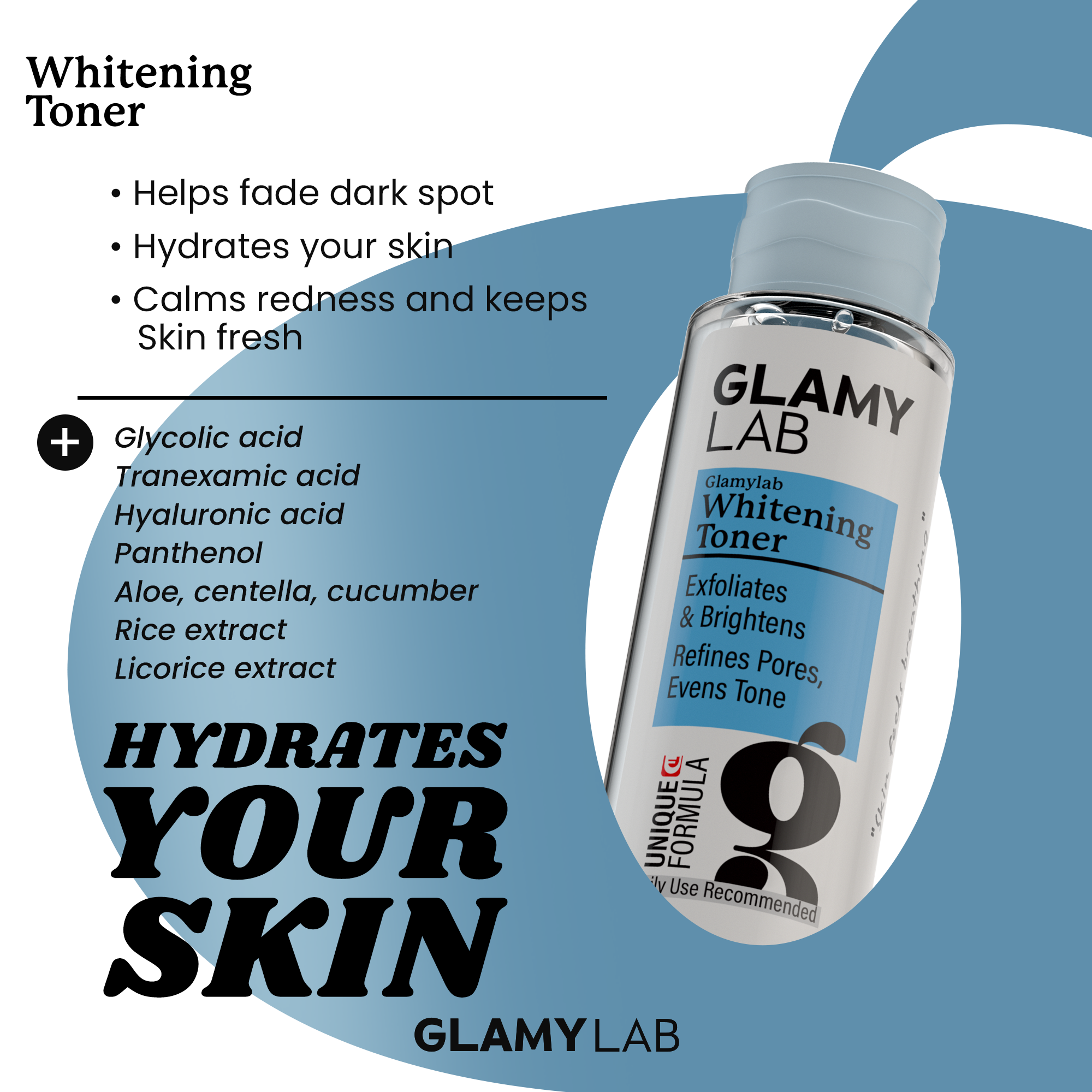 Glamy Lab Whitening Toner 200ml