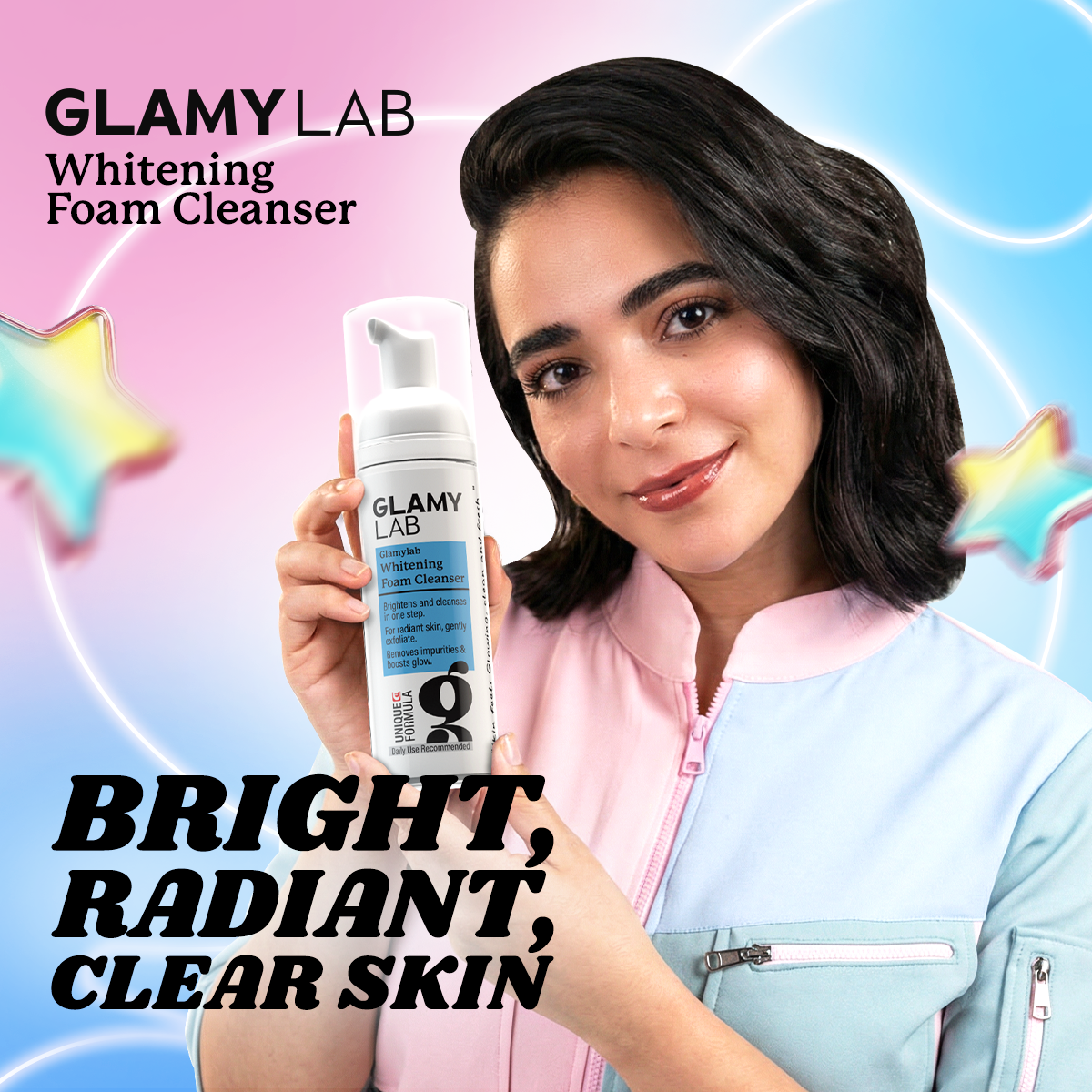 Glamy Lab Whitening Foam Cleanser 150ml