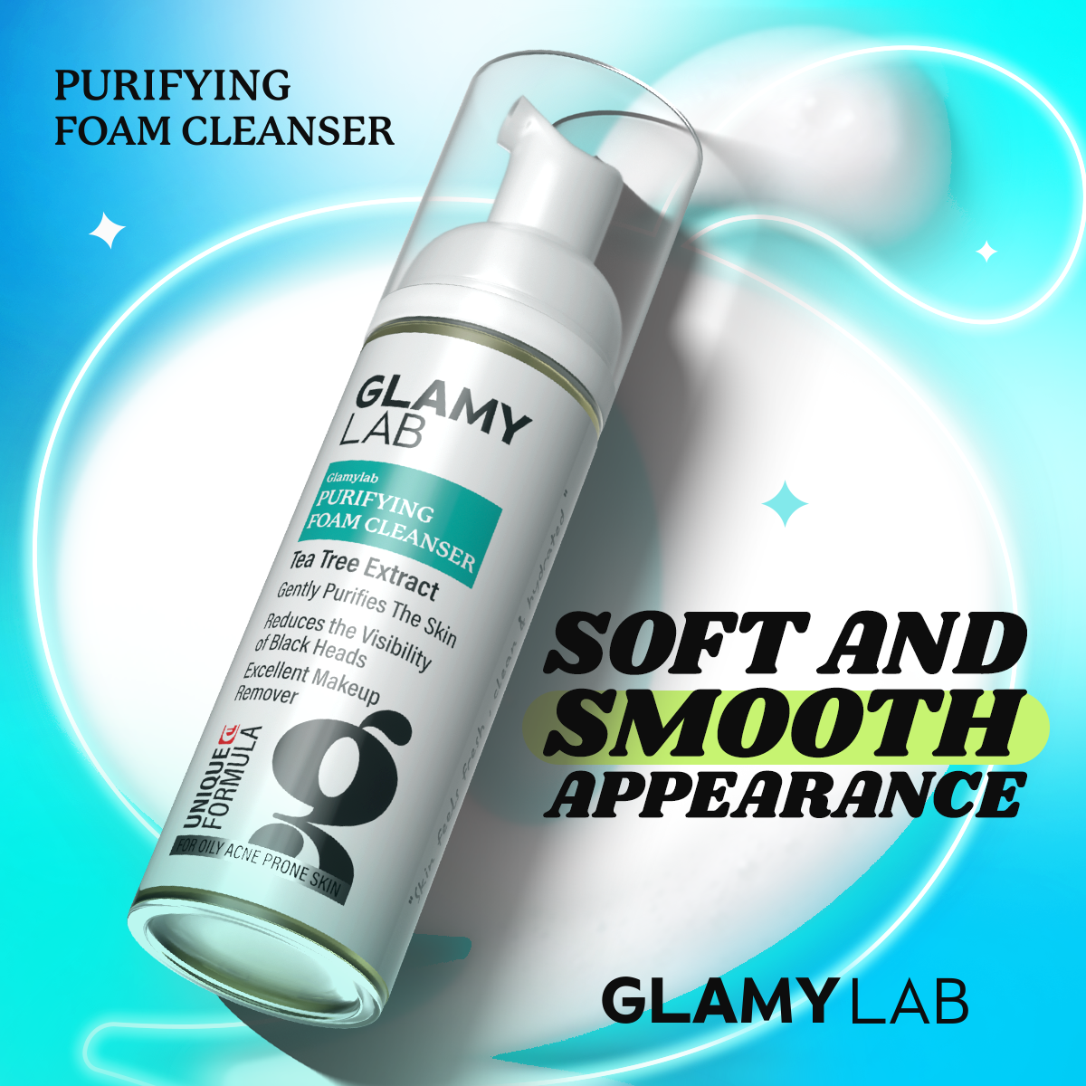 Glamy Lab Purifying Cleanser Foam 150 ml