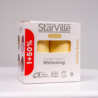 Starville Whitening Roll on Sweet Vanilla 60 ml promopack