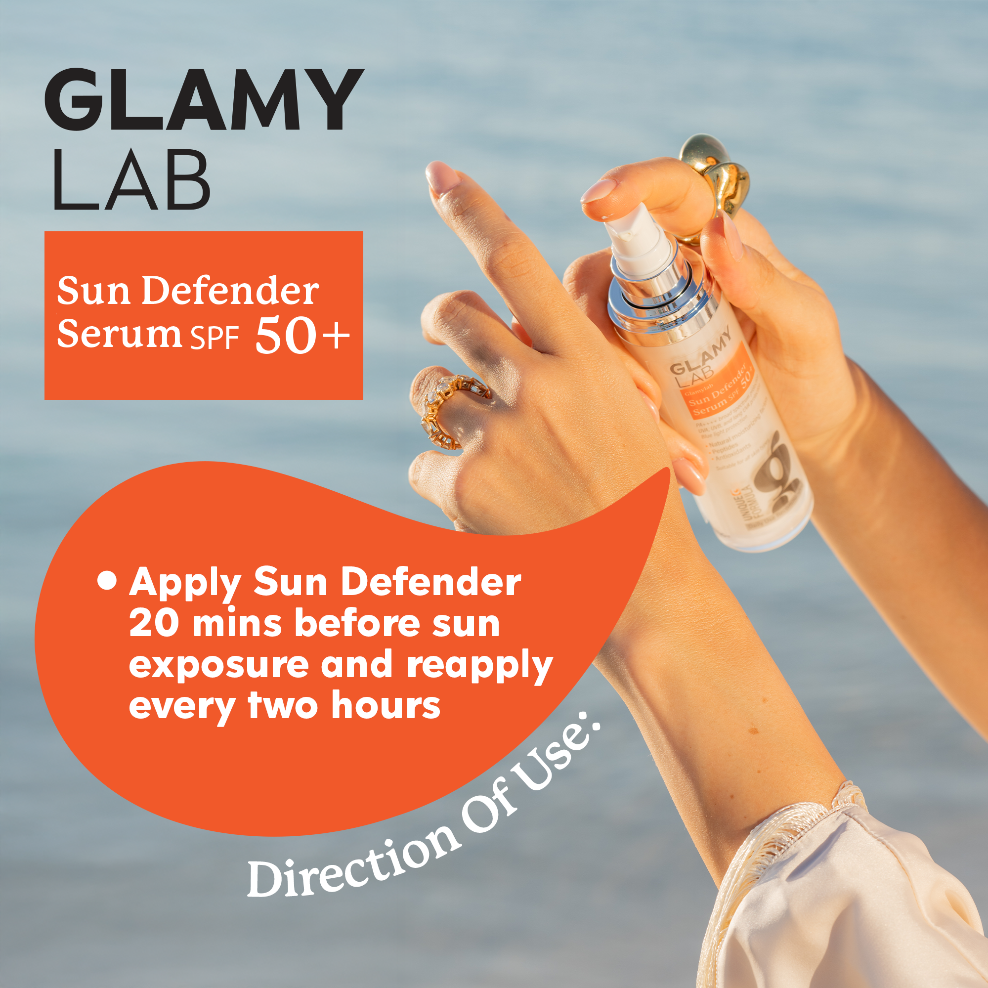 GLAMY LAB Sun Defender SPF 50+
