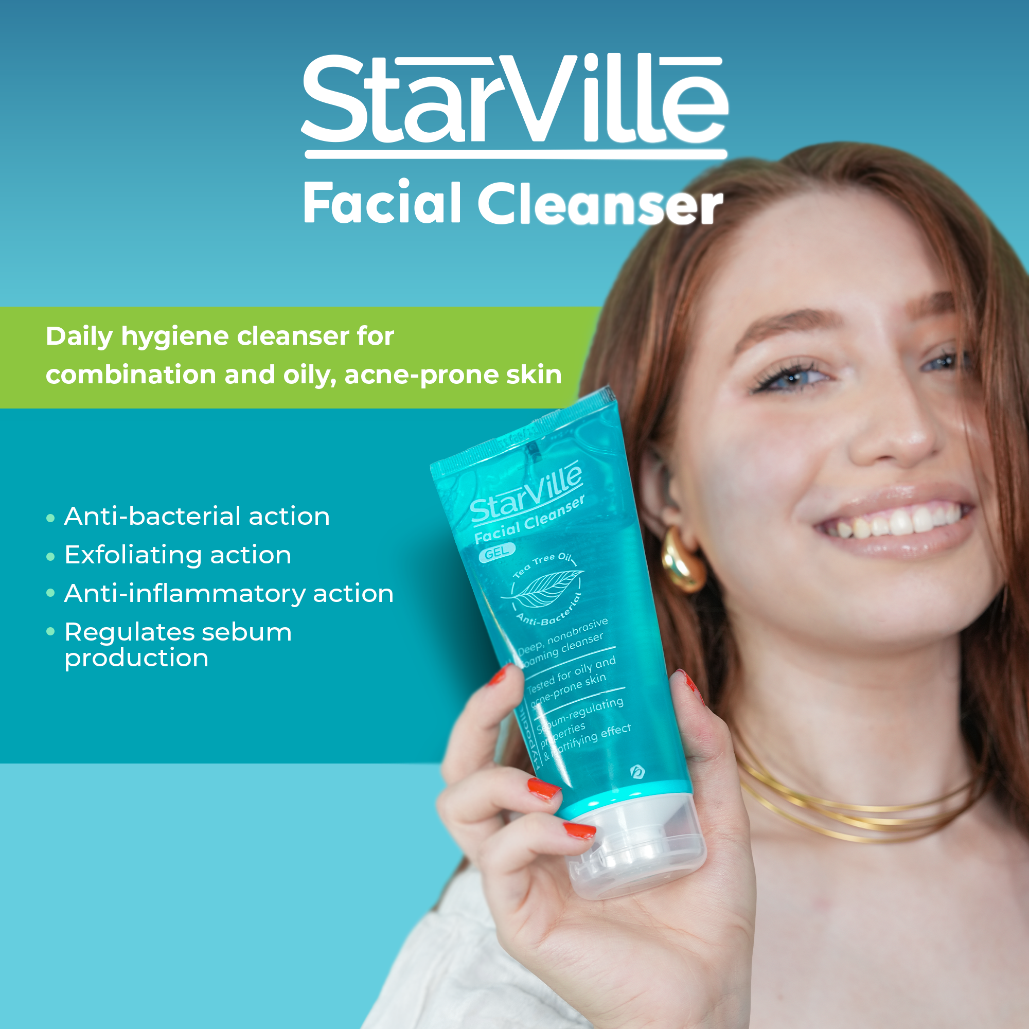 Starville Acne Prone Skin Facial Cleanser 200 ml