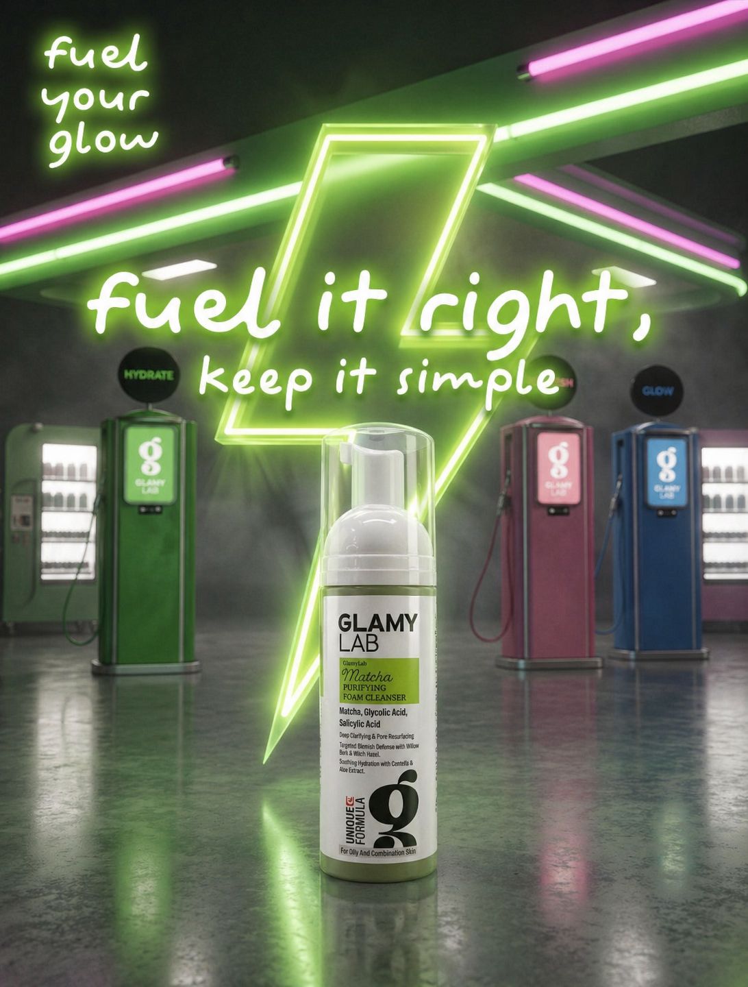 Glamy Lab Matcha Cleanser