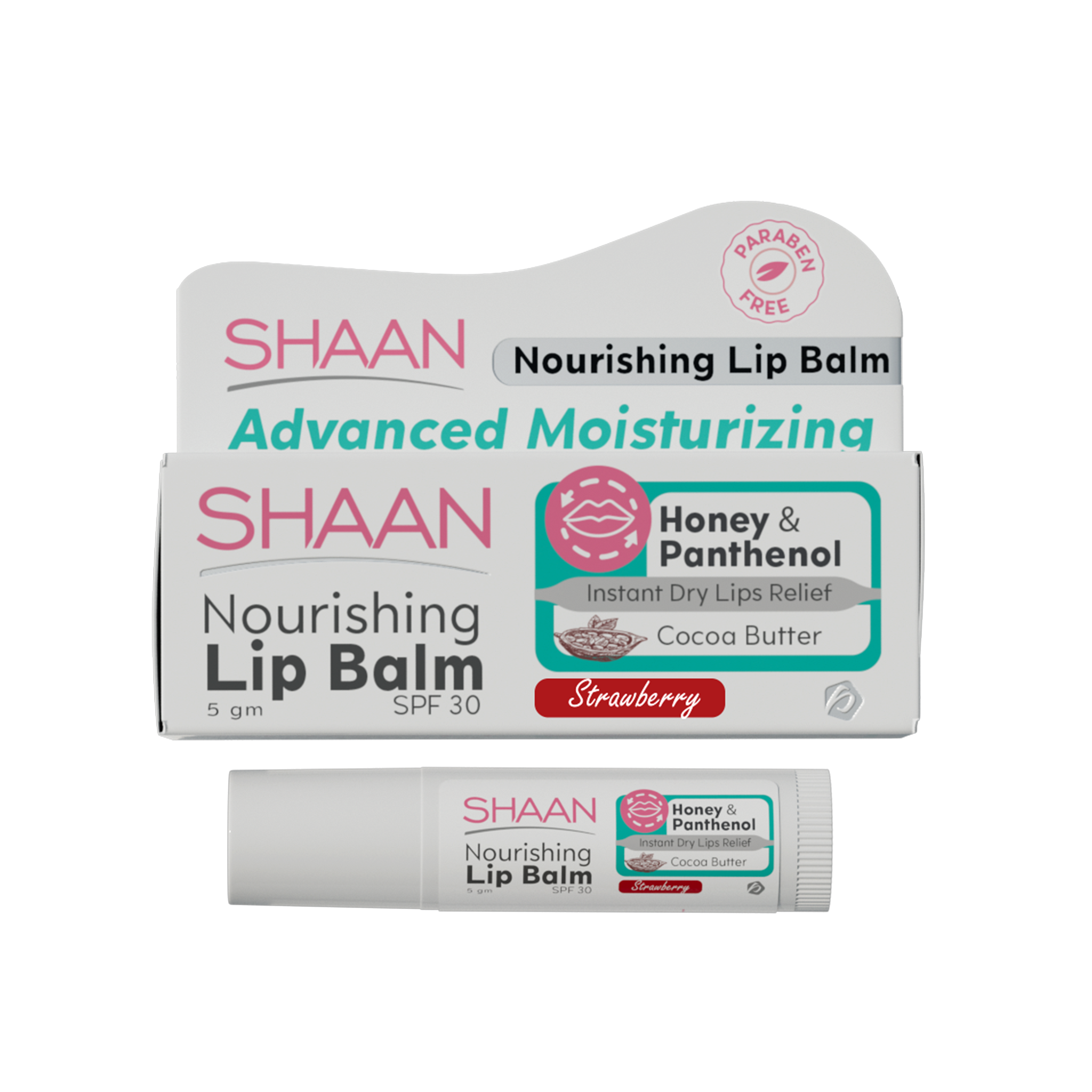 Shaan Strawberry Lip Balm