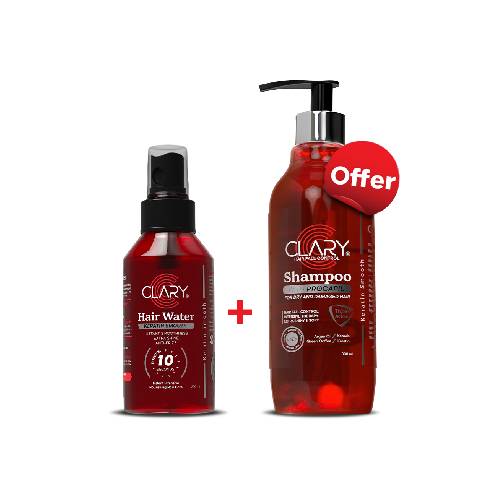 Clary shampoo and Hair Water offer