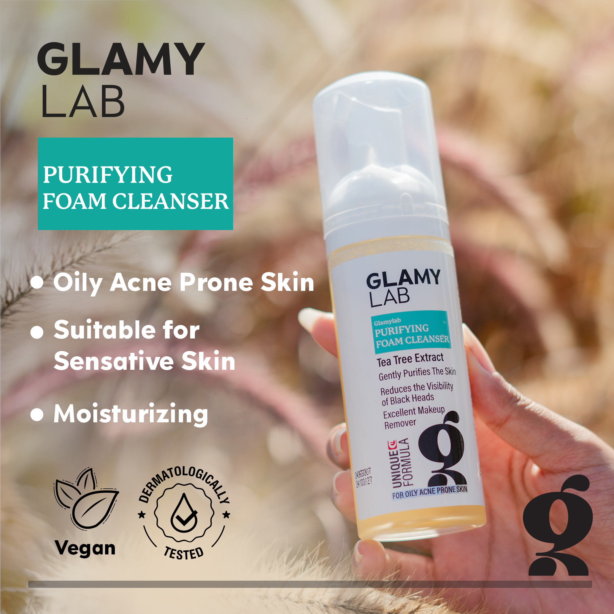 Glamy Lab Purifying Cleanser Foam 150 ml