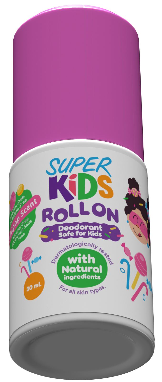 Superkids Roll On Lollipop Scent 30ml