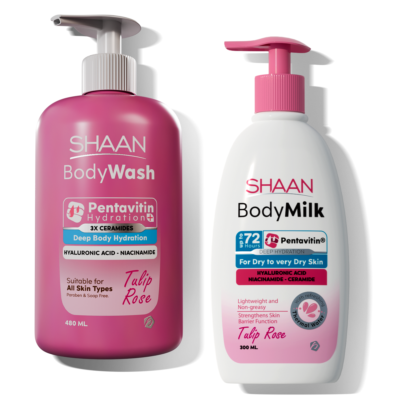 Shaan Cleanse & Hydrate Tulip Rose Touch Bundle