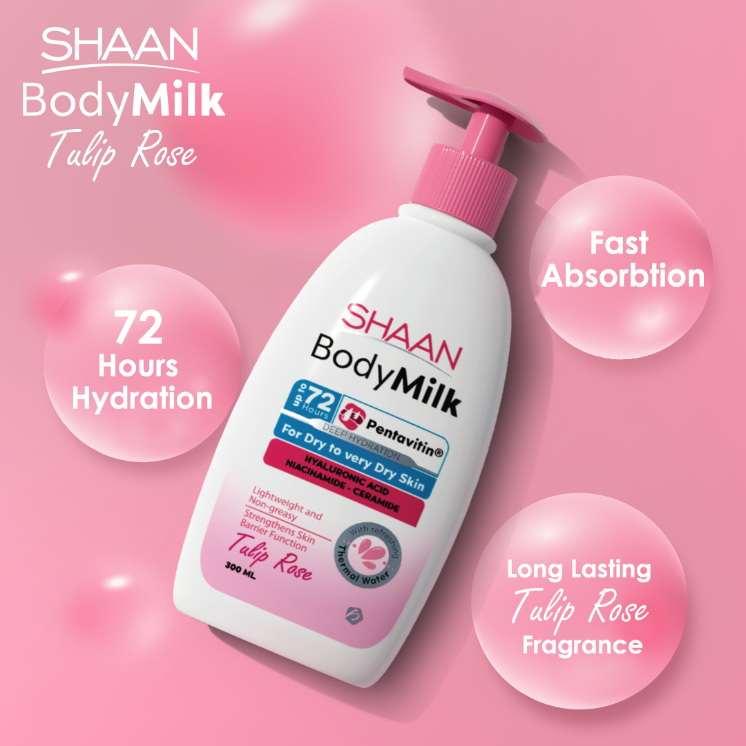 Shaan Tulip Rose Body Milk 300 ml