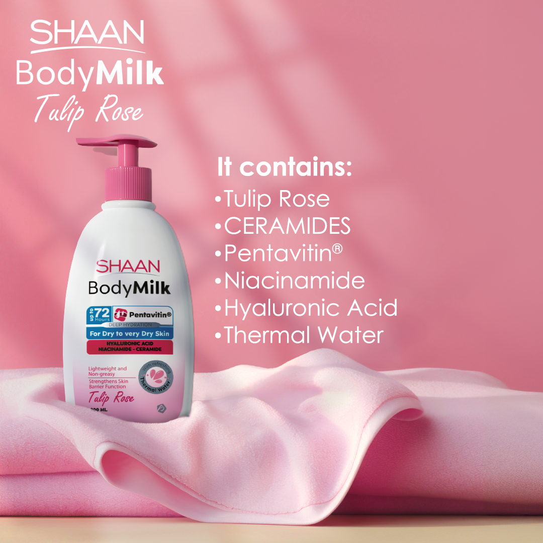 Shaan Tulip Rose Body Milk 300 ml