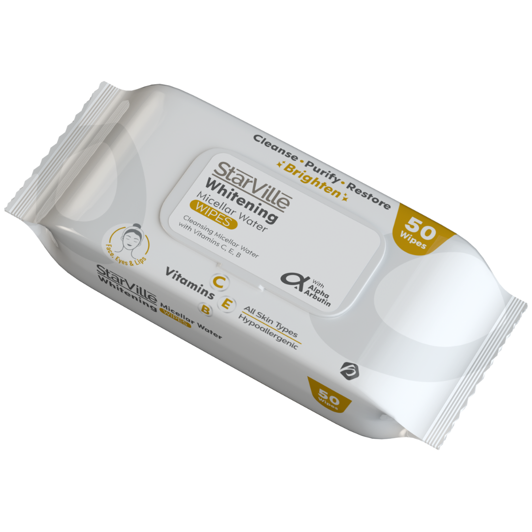 StarVille Whitening Micellar Water Wipes 50