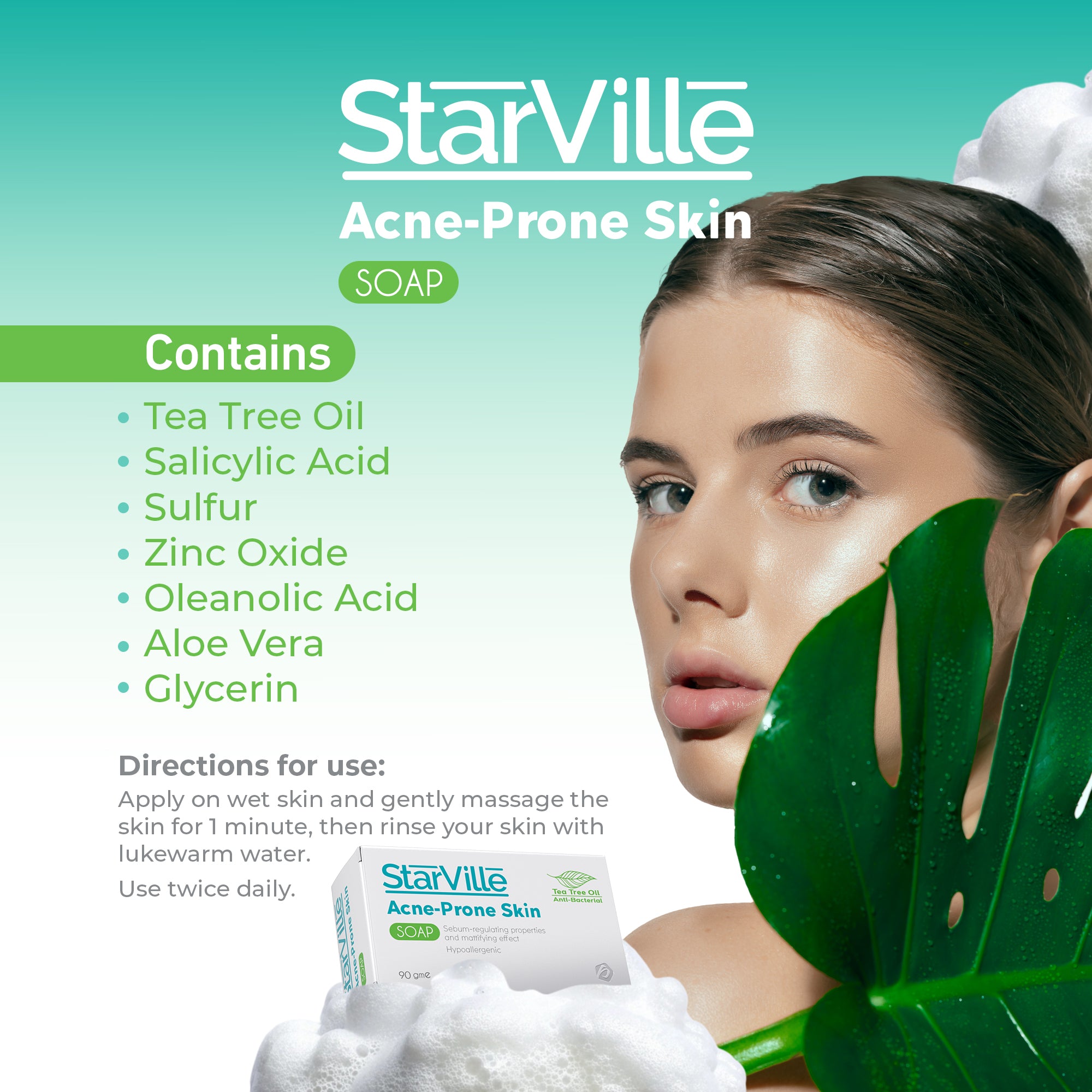 Starville Acne Prone Skin Soap 100 gm