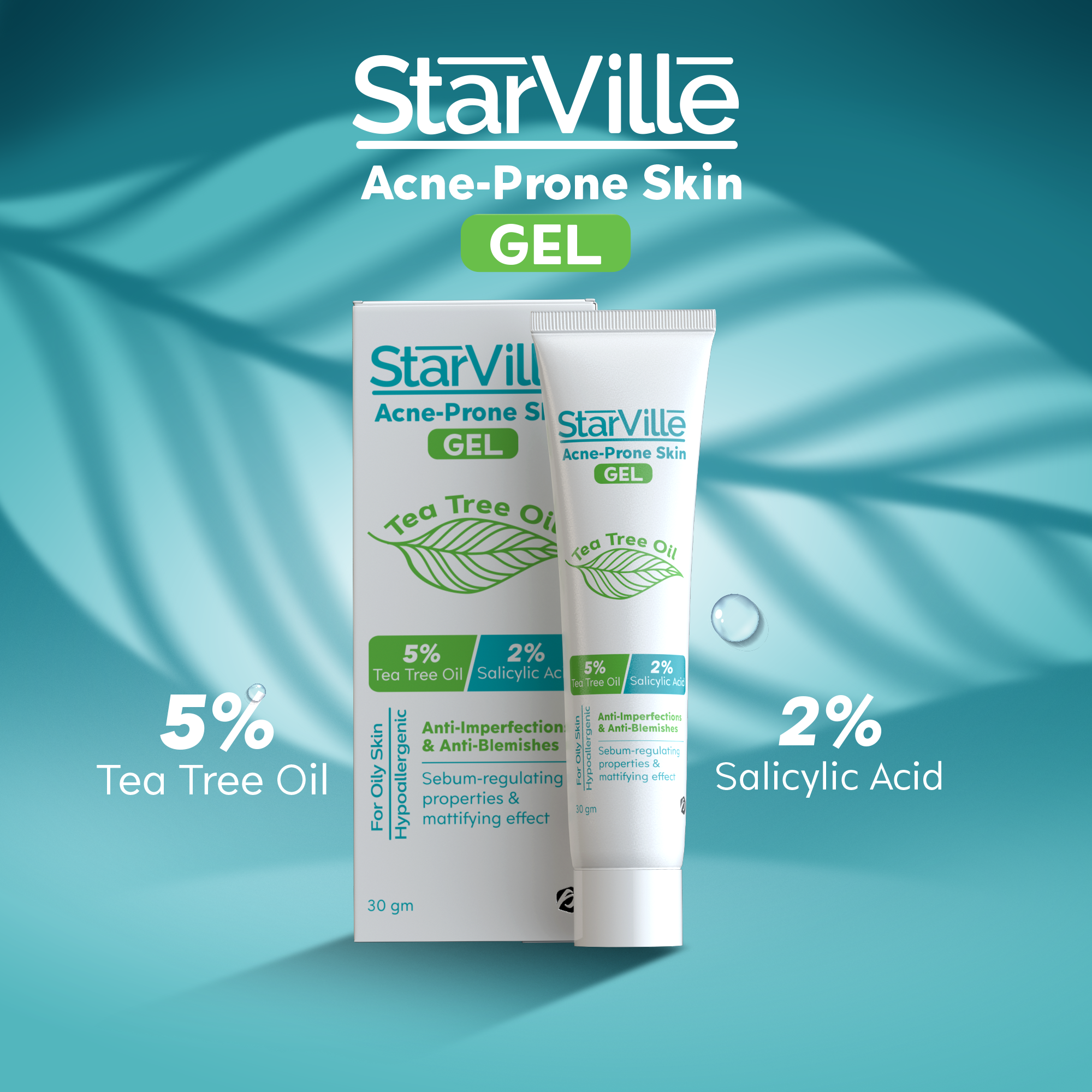 StarVille AcneProne Skin Gel 30gm