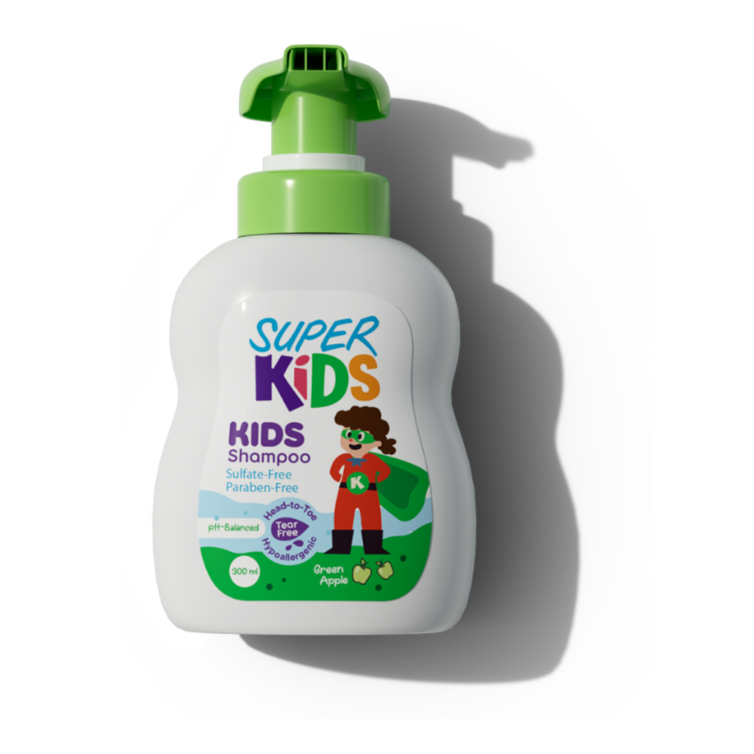 Superkids Kids Shampoo Green Apple Fragrance