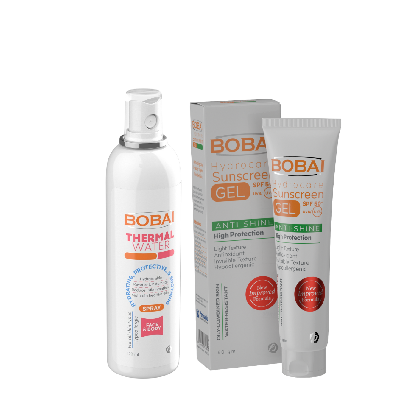 BOBAI Sunscreen Hydrocare Gel SPF 50+ and BOBAI Thermal Water Offer Pack