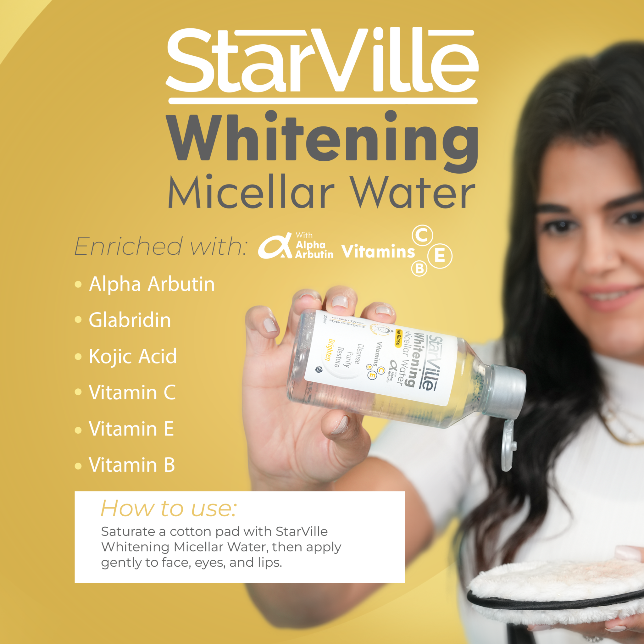 StarVille Whitening Micellar water 100 ml