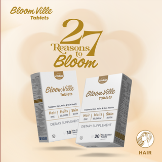 Two boxes of BloomVille Tablets '27 reasons to bloom'