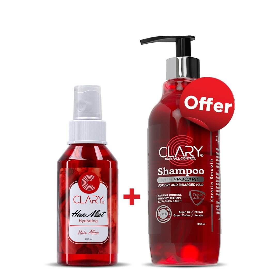 Clary Shampoo and Hair Mist Offer Pack
