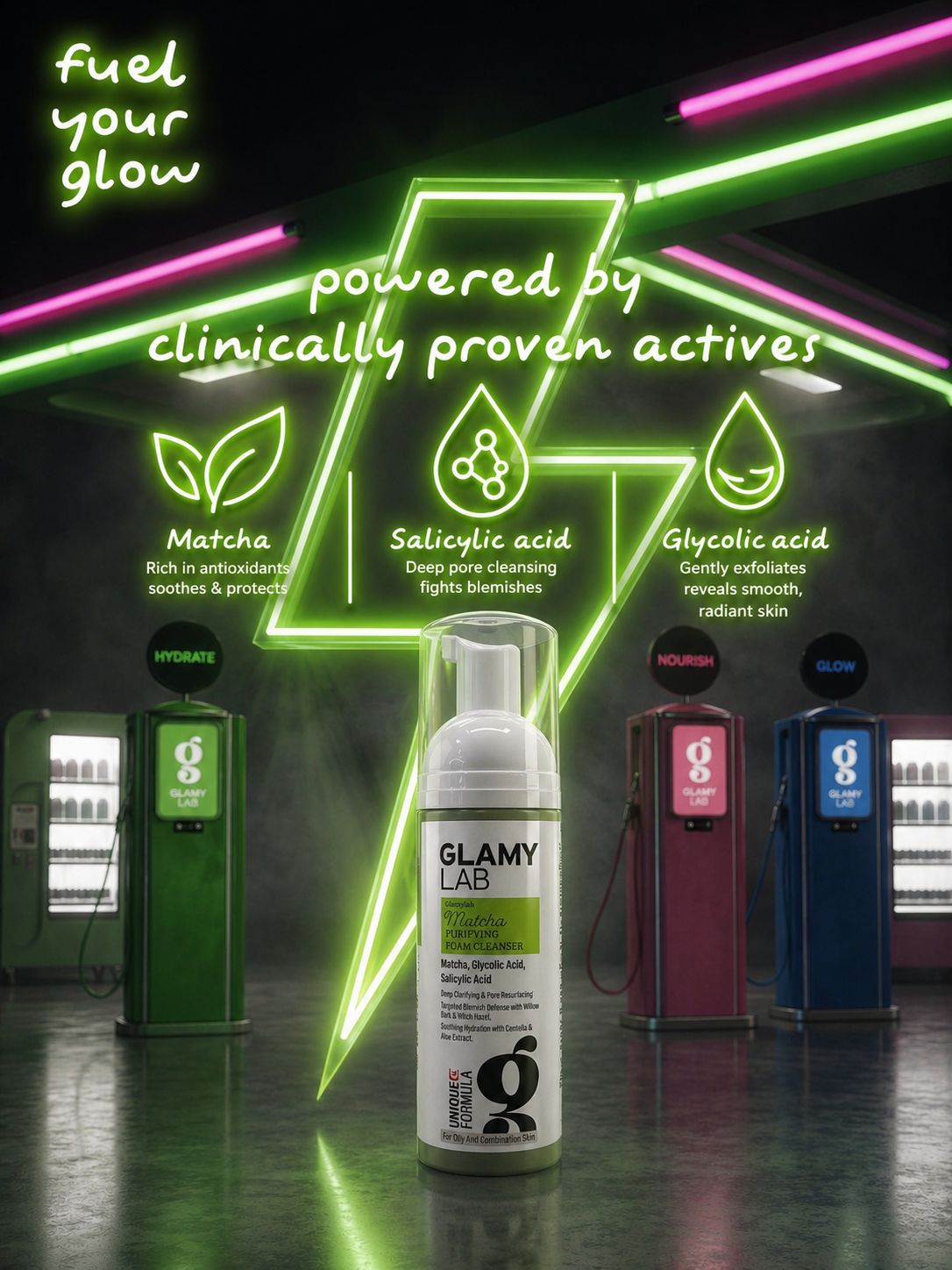 Glamy Lab Matcha Cleanser