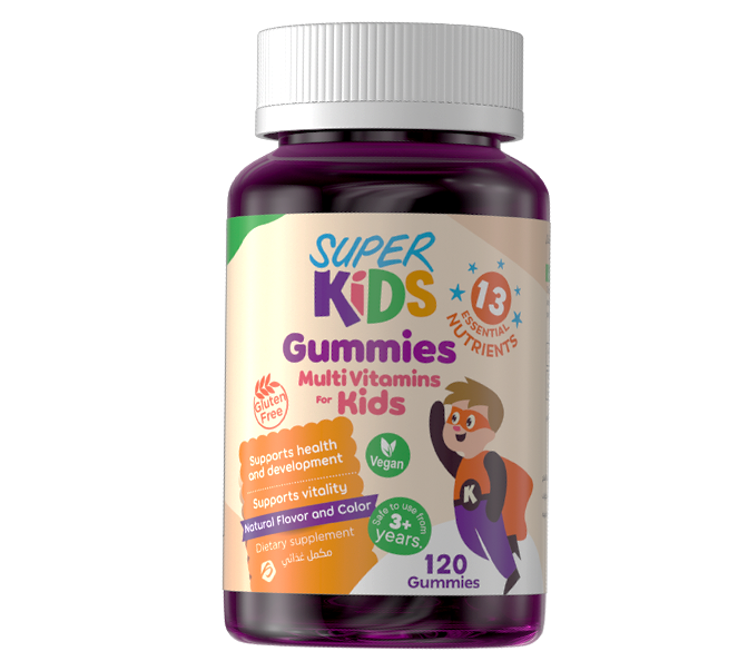 Superkids Gummies Chewable Multivitamins 120 gummies