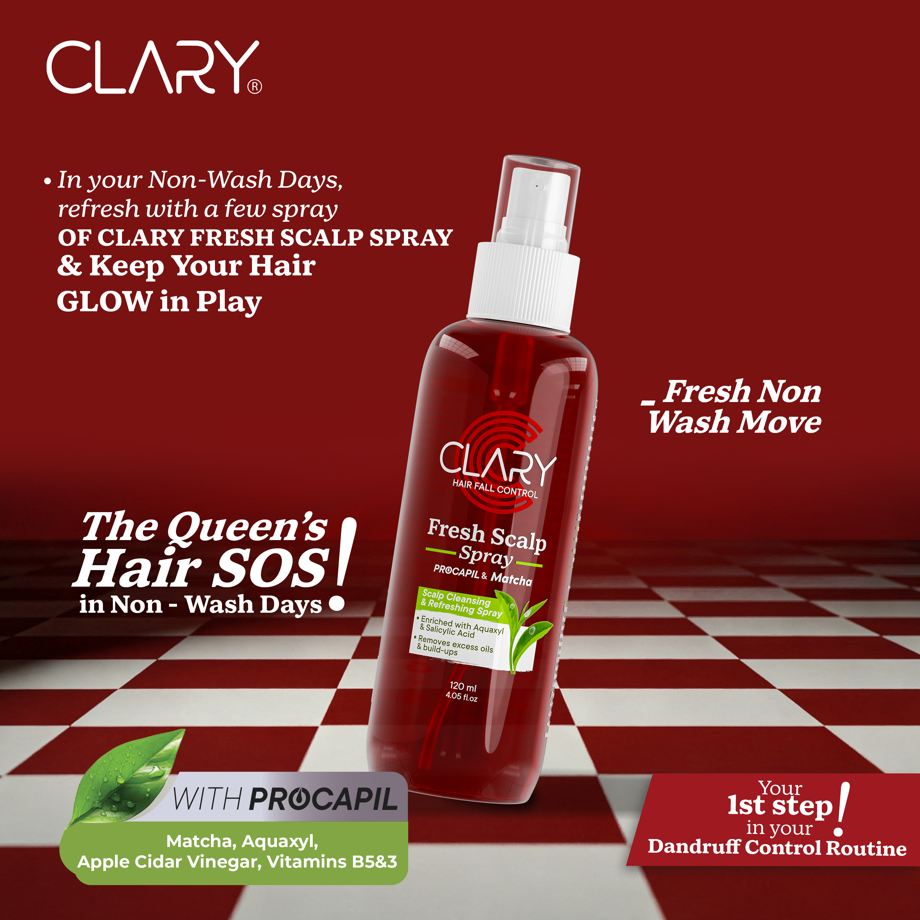 كلاري فريش سكالب سبراي 