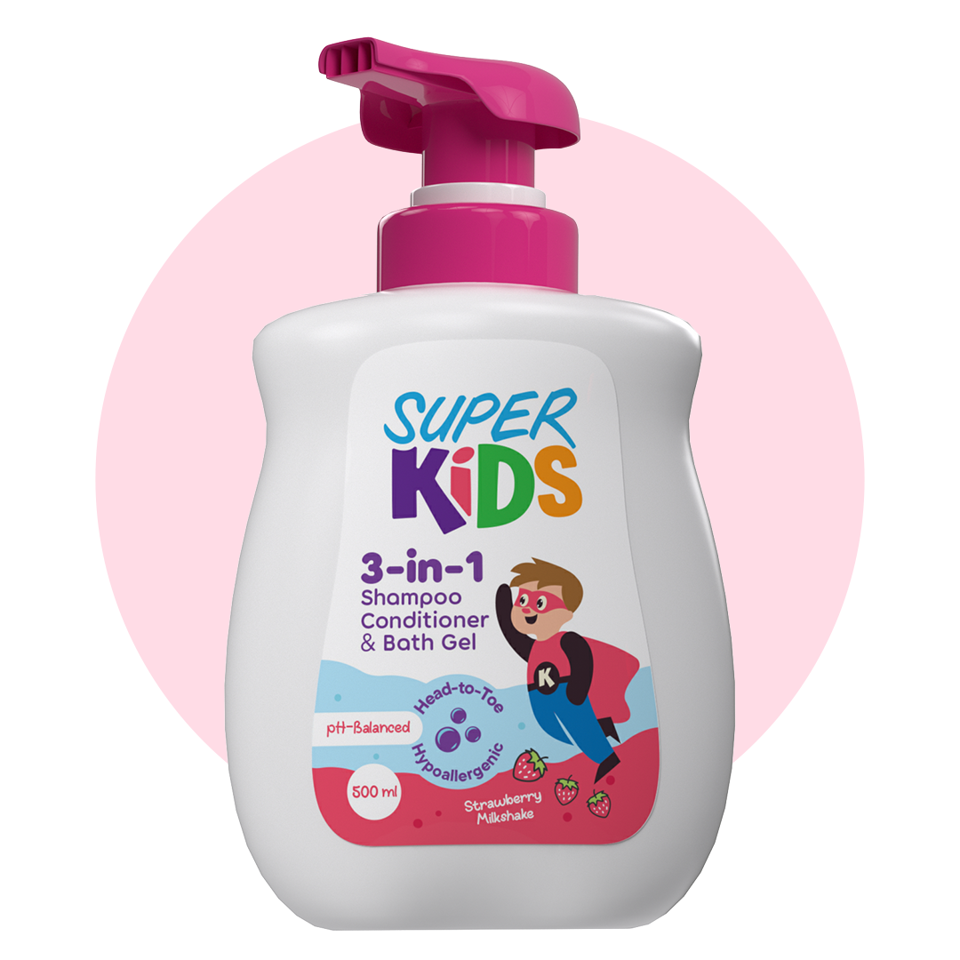 Superkids 3 in 1 strawberry Milkshake Fragrance
