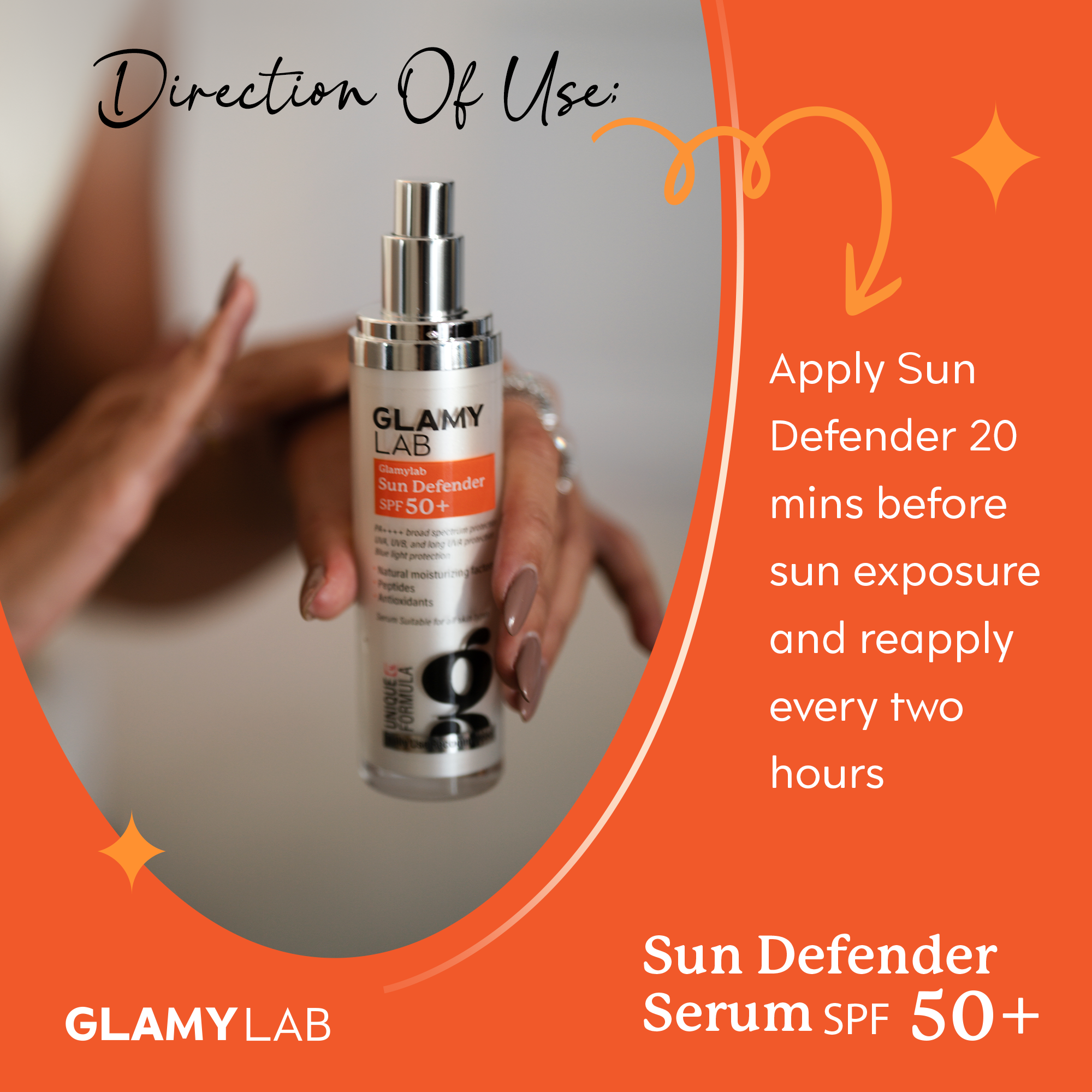 GLAMY LAB Sun Defender SPF 50+ 50 ml