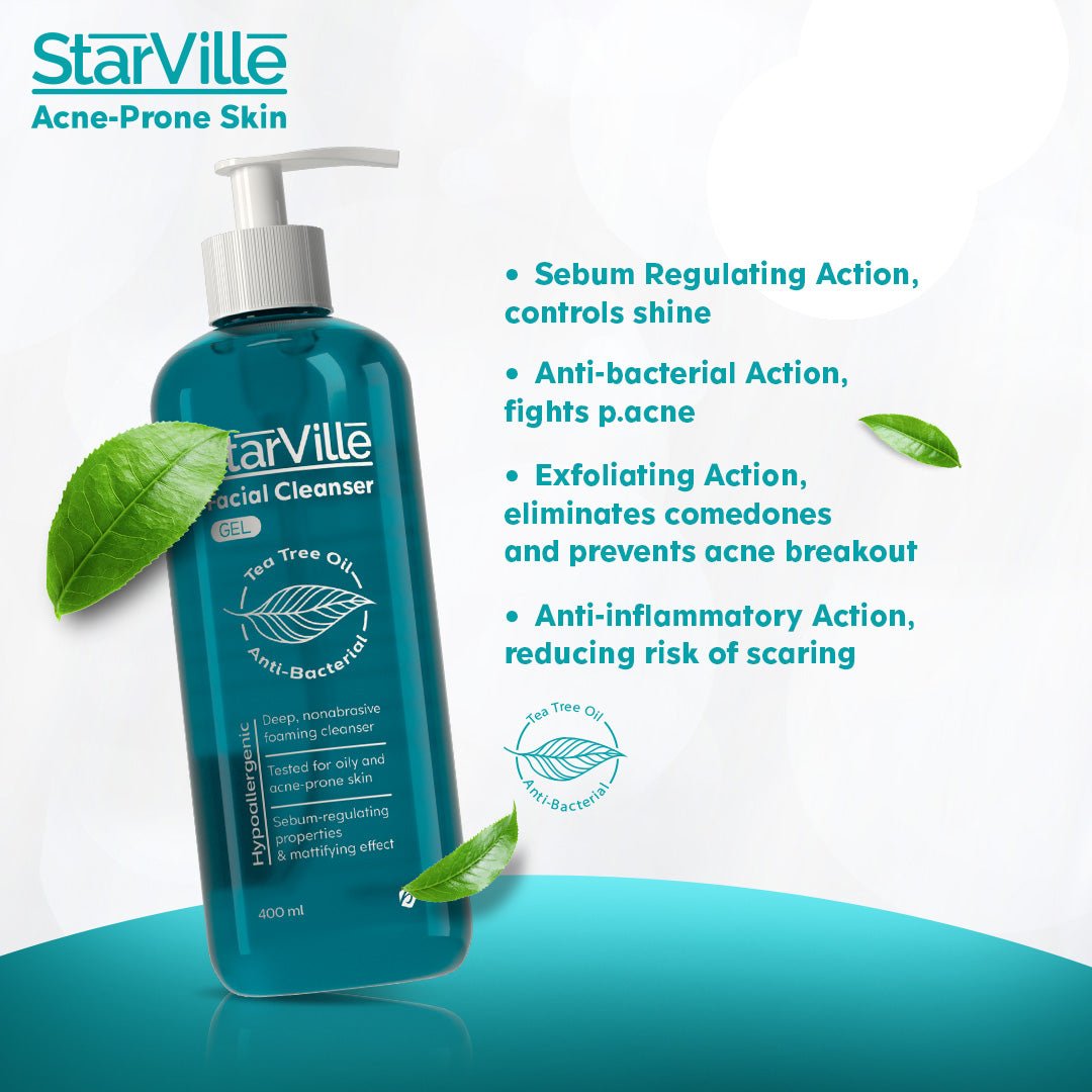 Starville Acne Prone Skin Facial Cleanser 400 Ml Starville Acne Prone Skin Facial Cleanser 400 Ml
